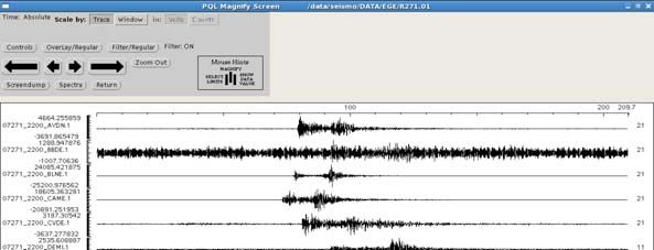 30 Şekil 5.5 28.09.2007 tarihli depremin FOCMEC programı ekran görüntüsü Şekil 5.6 28.09.2007 tarihli depremin sismogram ekran görüntüsü 3) 31.