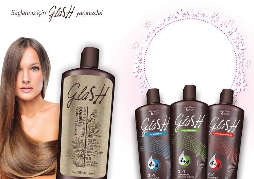 Formülündeki bitkisel karışım ile saçlarınızı güçlendirir ve arındırır. Saçlarınızı dış etkenlere karşı korumayı hedefler. GLASH Herbal Complex Şampuan Tüm Saç Tipleri 600 ml.