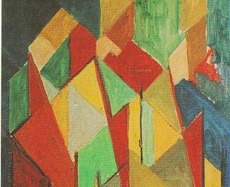 30 soyutlamalar yapan Dikmen, 1950 lerin başlarında soyut sanatla ilgilenmeye başlamıştır.