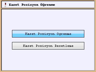 Adım-7: İç ve dış kaset çağrı ayarları İç çağrılar: CPC ya da CPC-T (kabin kayıt) kartları kabin içi kayıt vermek için kullanılan karttır.