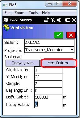 Şekil 5 Şekil 6 Yeni Sistem penceresinde (Şekil 5); Sistem: Bir isim girilir.