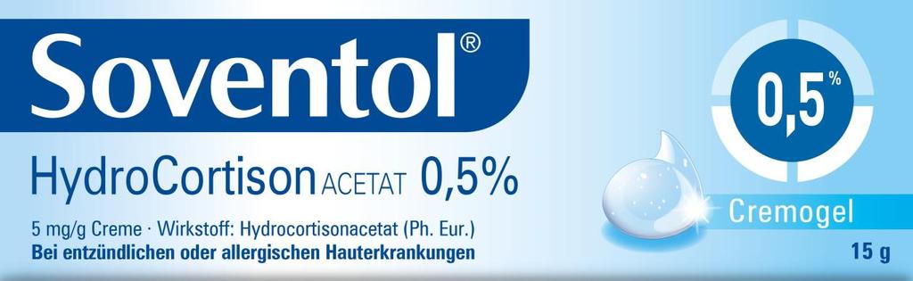 Almanca dilindeki kullanma talimatιnιn resmi olmayan tercümesi Kullanma Talimatı: Kullanıcı için bilgiler Soventol Hydrocortisonacetat 0,5% 5 mg/g krem Etken madde: Hidrokortizon asetat (Ph. Eur.