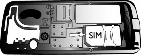 SIM kartõ takõn SIM kartõn kesik köşesinin doğru yönde olduğundan ve metal kõsõmlarõn aşağõ baktõğõndan emin olun.