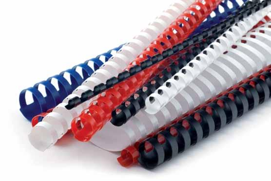 Sarf Malzemeleri ve Kart Aksesuarları Plastik Spiraller A4 ölçüsü ciltleme için Plastik Spiraller Renk: 8100 Plastik Spiral 8110 Plastik Spiral 8120 Plastik