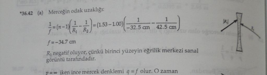 Soru-13)Bir cismin boyu 51,2 cm,bu cismin çukur aynadaki görüntüsünün