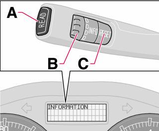 Yol bilgisayarı (isteğe bağlı) Açma kapama, uzun ve kısa far Uzun farın açılabilmesi için kontak anahtarı II konumunda olmalıdır. Far kumandasını saat yönünde son konumuna kadar çeviriniz, bkz.