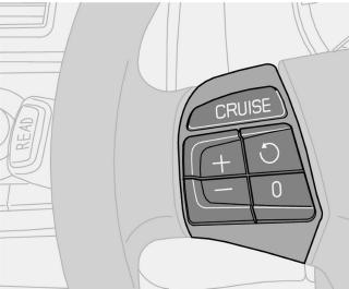 02 Göstergeler ve kumandalar Hız sabitleme sistemi-cruise control (isteğe bağlı) 02 Devreye sokma Cruise control sisteminin kumandaları direksiyon simidinin solundadır.