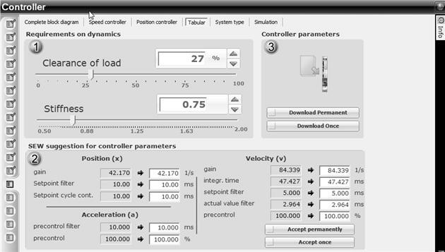 Devreye alma Devreye alma MOVIAXIS tek motorlu işletme I 0 5 Uyarı: [Download once] veya [Download permanent] butonları seçildiğinde daima [Controller] menüsünde belirtilen parametreler yüklenir.