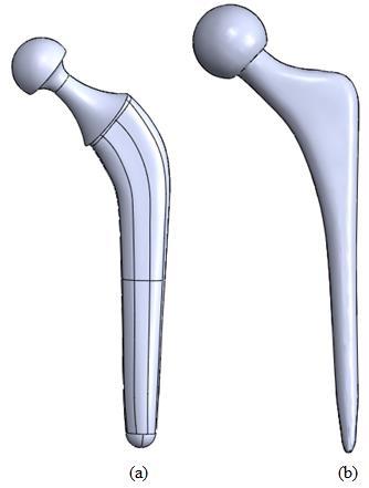 kemik çimentosu ve protezden oluşmaktadır. Bu çalışmada 3. nesil 3 boyutlu kompozit femur modeli kullanılmıştır. Femur modeli kortikal kemik ve trabeküler kemik katmanlarından oluşmaktadır. Model www.