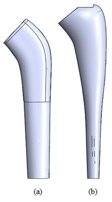 , Türkiye) tipi olmak üzere iki tip protez kullanılmıştır. Bu protezler Şekil 1 de gösterilmektedir. Charnley protezi katı modeli www.biomedtown.org adlı sitesinden indirilmiştir.