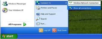 Windows Vista'da, Başlat menüsü arama kutusuna ncpa.cpl yazın: 3.