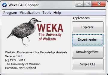 43 WEKA yazılımı ilk çalıştırıldığında Resim 3.