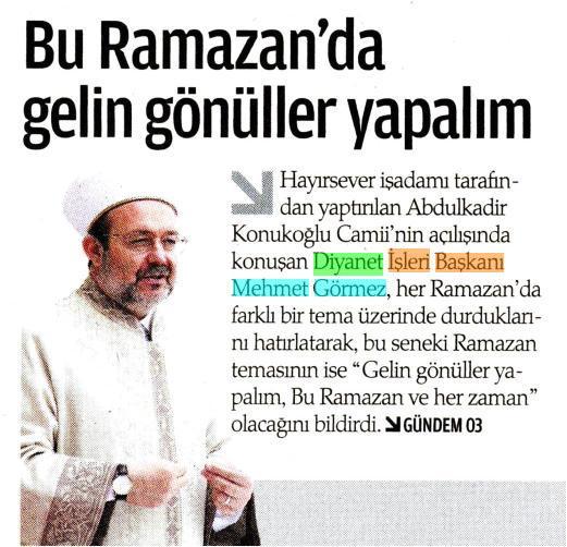 ZAMAN Tarih : 28.05.