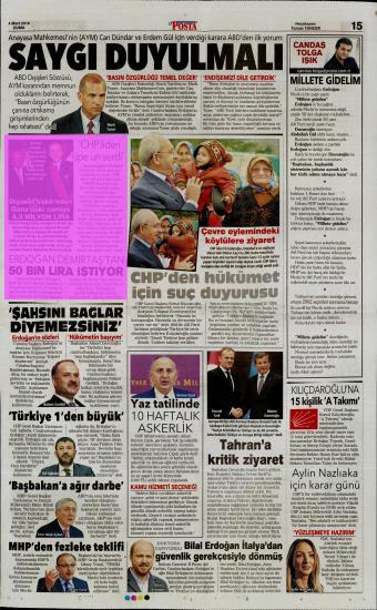 Sayfa : 15 İSTANBUL Tiraj