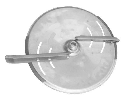 Yapı ve fonksiyon 5.4 Diskler Sürüş yönünden bakıldığında: sol disk (Fig. 20/1), işareti L. sağ disk (Fig. 20/2), işareti R. Gübre serpme diski kanatları: Uzun (Fig.
