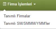 Kullanıcı İşlemleri ERA e-defter Uygulamasını kullanıcı tanımlama ve yönetiminin yapıldığı menü adımıdır. Kullanıcı Bilgileri menüsünden mevcut şifrenizi değiştirebilirsiniz.