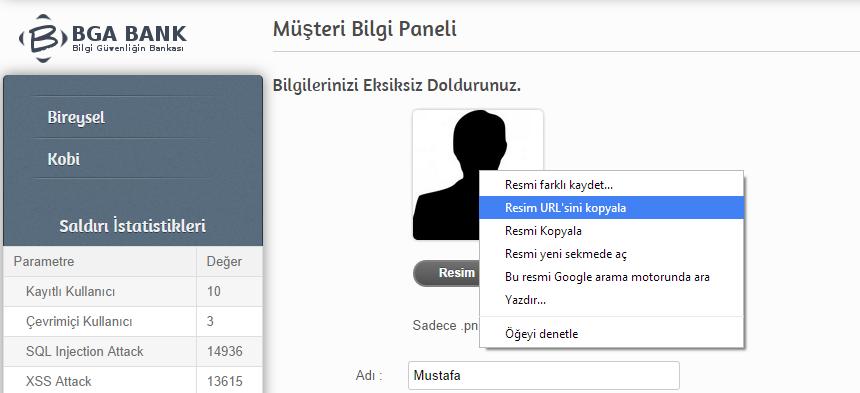 değiştirilen resim sisteme yüklenir. (Şekil 143) Şekil 143.