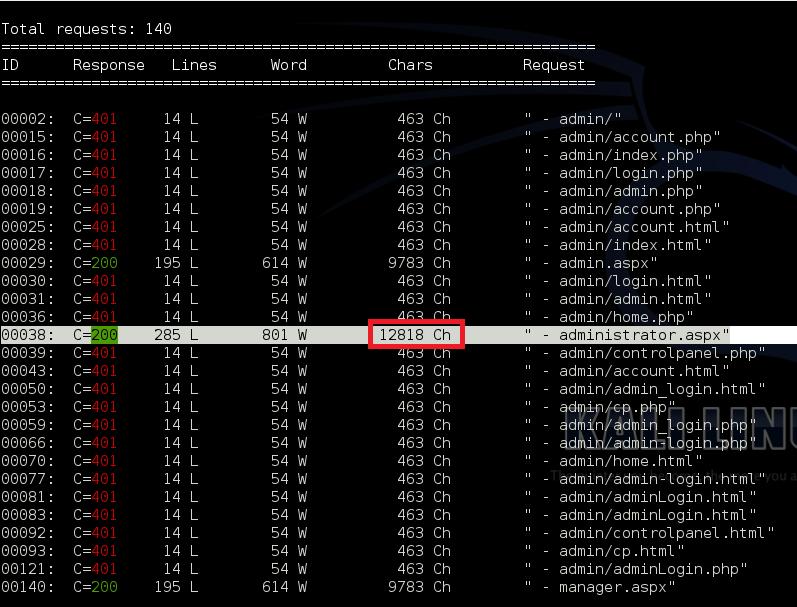 18 BGA BANK WEB GÜVENLIK TESTLERI UYGULAMA KITABı 7. Yönetim Paneli Dizin İfşası URL http://isube.bgabank.com/administrator.aspx Tablo 5.