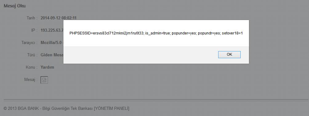 Müşteri ve temsilci mesajlar paneli Üstte müşteriye ait olan panelden gönderilen mesaj, temsilcinin mesajlar paneline düşmüştür.