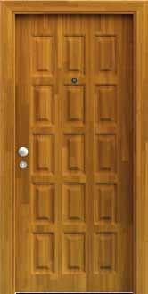 Imperium series exterior solid wood doors are designed to maximize durability against weather conditions.