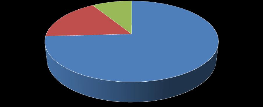 Poliklinik Dağılımı Çocuk Acil Polikliniği Çocuk Genel Polikliniği Çocuk Yan Dal Poliklinikleri 17% 9% 74% Şekil 2.