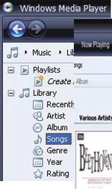 5 Müzik Bilgisayarda müziğin yönetilmesi Müzik dosyalarınızı düzenleyin Müzik dosyalarını şarkı bilgilerine göre düzenleyin Eğer dosyalar şarkı bilgisi içeriyorsa (tanımlayıcı veri ya da ID3