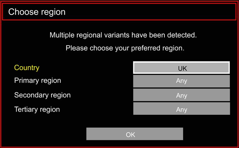 Use or buttons to select your language and press OK button to set selected language and continue. After selecting the language, Welcome!