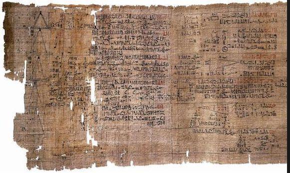 Rhind Papirüsü M.Ö. 1650 yazıldığı belirlenen Antik Mısır Papirüs'ü.