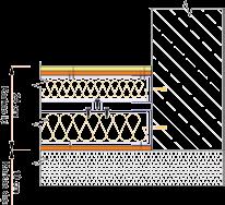 Çift İskeletli Dış Cephe Sistemi Profil Tipi DC75 omega DCC100 Profil Aks Aralığı(cm) Kullanılan levha sayısı kalınlığı / tip Ağırlık (kg/m 2 ) Toplam Mineral Yün kalınlığı (cm) Isı Geçirgenlik