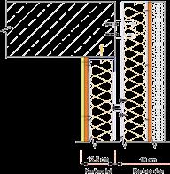 Ceket Omega Dış Cephe Sistemi Profil Tipi DC75 omega DCC100 Profil Aks Aralığı(cm) Kullanılan levha sayısı kalınlık / tip Ağırlık (kg/m 2 ) Toplam Mineral Yün kalınlığı