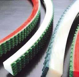 Poliüretan V Kayışları: Poliüretan veya polyester elastomerden üretilen yuvarlak kayışlar düz ve dişli olarak, aramid takviyeli yada polyester takviyeli, supergrip kaplamalı çivi, testere diş, kafes