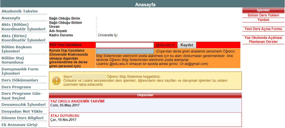 1. GİRİŞ Bologna Süreci kapsamında, Üniversitemizde yapılan çalışmalar çerçevesinde, Bölümlerin ders planlarında değişiklik yapılmaktadır. Yapılan bu değişiklikler; 1.