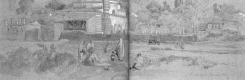 açıkça görülmektedir. Laurens in 1847 de Trabzon u ziyareti sırasında çizdiği suluboya resim, yapıya ilişkin literatürdeki en eski görsel belge olma özelliğine sahiptir (Resim 2).