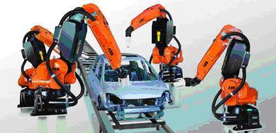 66 4.1.10. Boyama (otomotiv sanayii ) Otomotiv sanayiinde kullanılan boyama robotları görülmektedir.