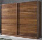 Ayrıca iki adet çekmece ilave edilerek kullanışlı hale getirilmiştir. -The wardrobe has two sliding doors and varnish is applied on the natural walnut veneer.