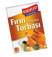Chicken and meat with a delicious taste... "KOROPLAST Roasting Bag" will make your life easier in the kitchen thanks to its practical use.