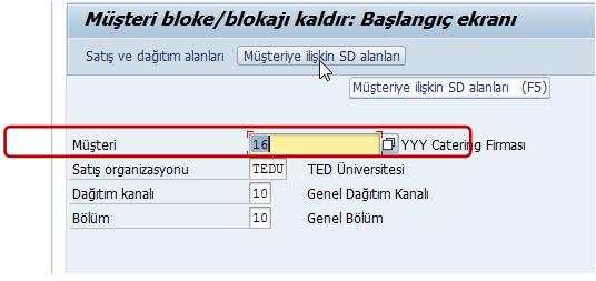 çalıştırılınca karşımıza aşağıdaki ekran gelir. Öncelikle müşteri numarası girilir.