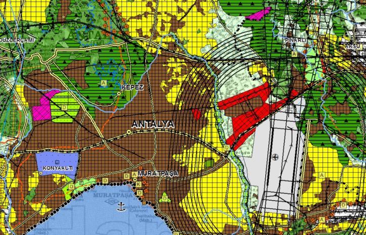 4 2 MEVCUT PLAN DURUMU 27.08.2015 tarihinde Çevre ve Şehircilik Bakanlığı'nca onaylanan Antalya-Burdur-Isparta Planlama Bölgesi 1/100.