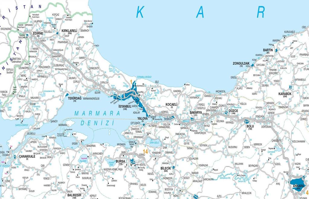 PROJESİ 73 KM OY + 15 KM BY (1 Milyar US$) 6 yıl 9ay 12 gün