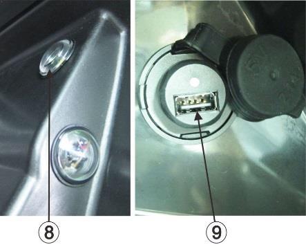4- Depo kilidi açıldıktan sonra depo kapağını çıkarın. 5- Depo kapağını takmak için, yakıt doldurma boynunun üstüne bastırın.