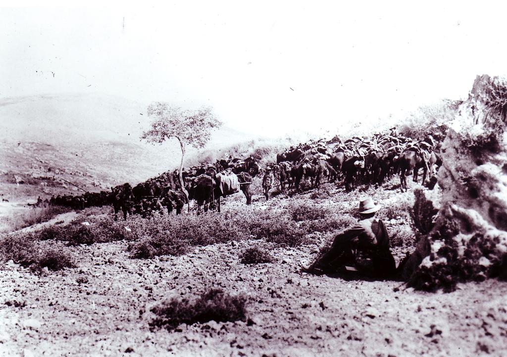 Nuri Karakaş Fotoğraf 3: Nablus Muharebesi sırasında (21 Eylül 1918)