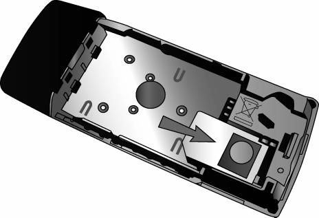 SIM kartõ takõn SIM kartõn kesik köşesinin doğru yönde olduğundan (kesik köşe sol üst tarafa) ve