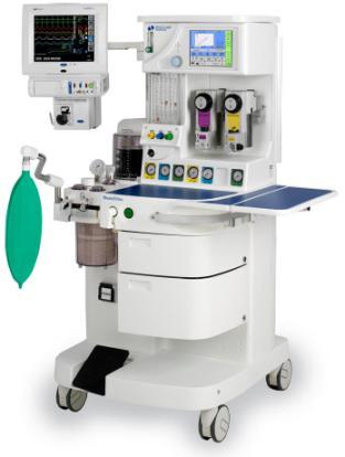 Ahmet Emre AZAKLI 3 Anestezi Makinesi Anestezi makinesi, mekanik ventilatör ve monitör olmak üzere temel iki kısımdan oluşmaktadır.