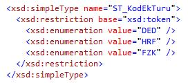 ST_KodEkTuru e-yazışma Paketi eklerinin türünü belirten enumeration dır.