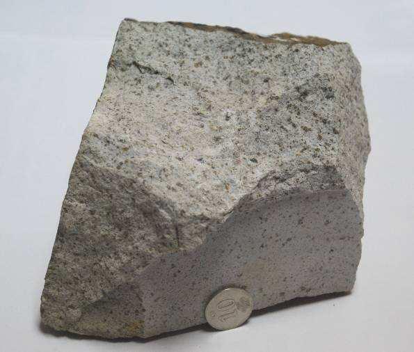 El örneğinde çok küçük biyotit minerallerine rastlanılmaktadır (Şekil 5.20).