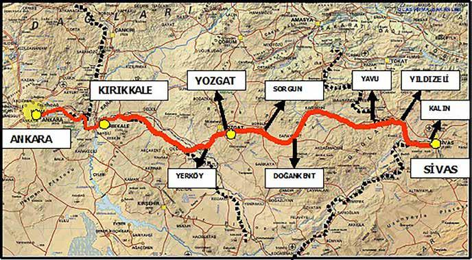 Türkiye de Maglev Trenlerinin Uygulanabilirliğinin Araştırılması Şekil 7 incelendiğinde yüksek hızlı demiryolu hattı yapımı için ülkelere göre kilometre başına ortalama yapım maliyetleri