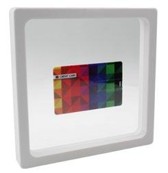 Siyah ve beyaz Basılabilir Hediye kutusu Frame 11 x 11 x 2 cm Renk: