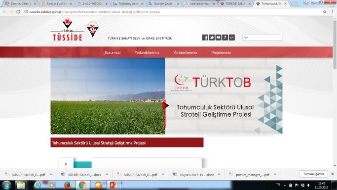 Proje İletişim Bilgileri http://tusside.tubitak.gov.