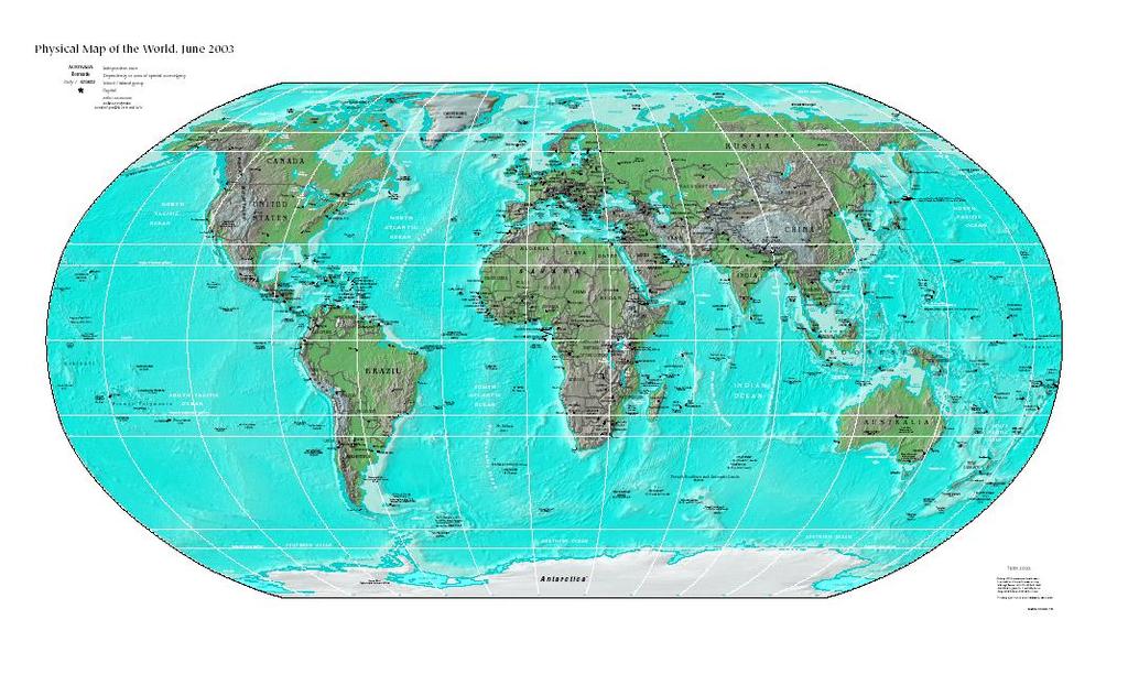 Dünyanın şeklini iyi koruyan haritalardan