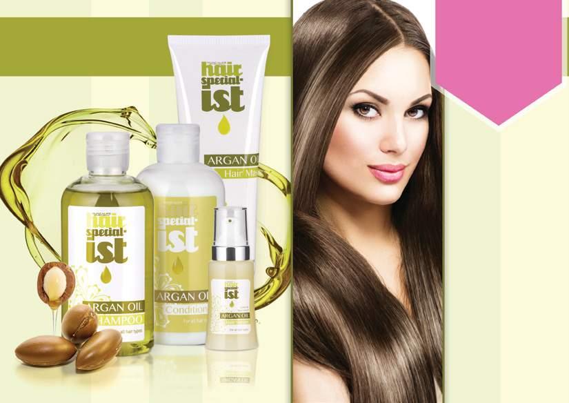 ARGAN YAĞI etkisi ile saçlarınızın mükemmel görünmesini sağlayın! 0 % a varan indirim Hair Specialist Argan Yağı İçeren Bakım Şampuanı 50 ml.